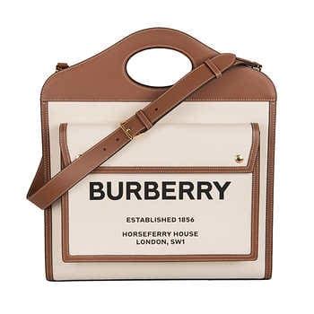 burberry handbags costco|Burberry Medium Pocket Tote Bag Brown / Natural .